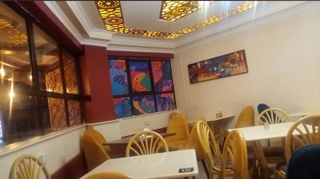 Kitenge window panels